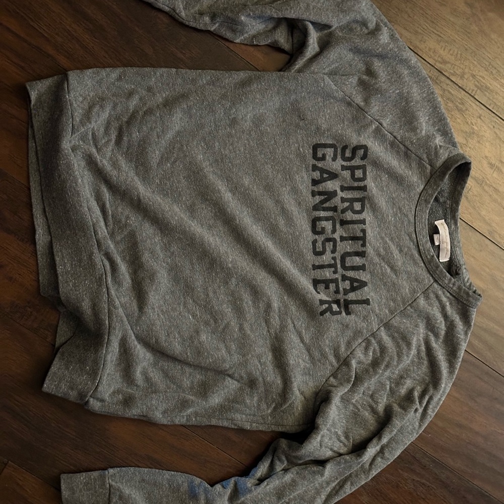 Spiritual Gangster size large grey sweatshirt